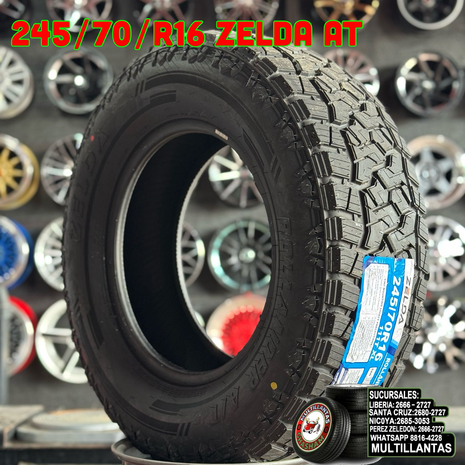 245/70/R16 ZELDA  AT RT